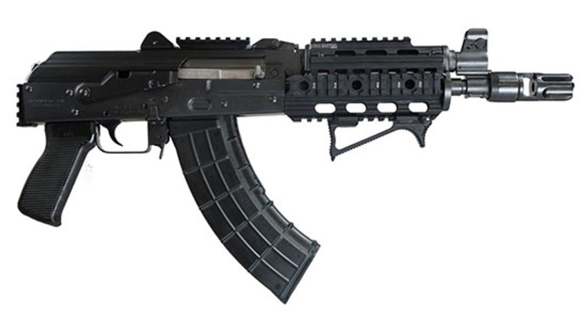 Zastava ZPAP M92 AK-47 Pistol 7.62×39 – 10″ – Quad Rail Handguard