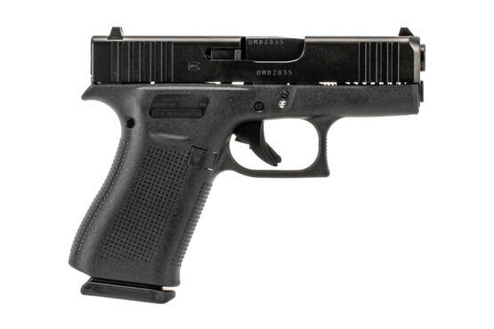 Glock 43X Striker Fired Semi-auto Pistol Sub-Compact 9MM 3.41″ Barrel Glock Marksman Barrel nDLC 10 Rd 2 MagS