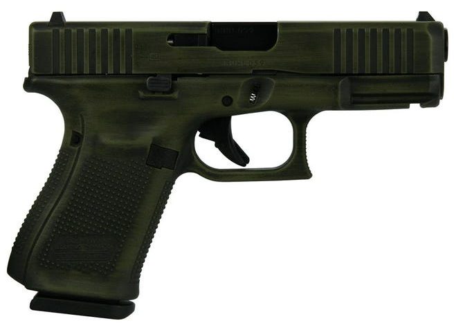 Glock 19 Gen 5 Distressed Green 9mm 15rd