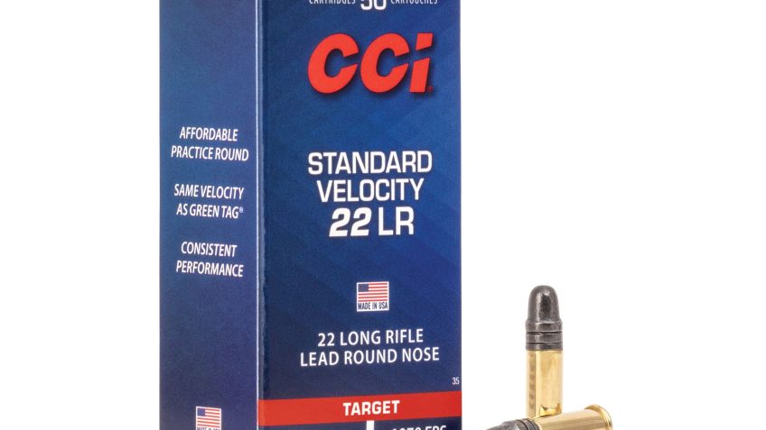 CCI .22LR Lead Round Nose 40 GN LRN Ammo – 50 rounds – Dirty Bird Industries
