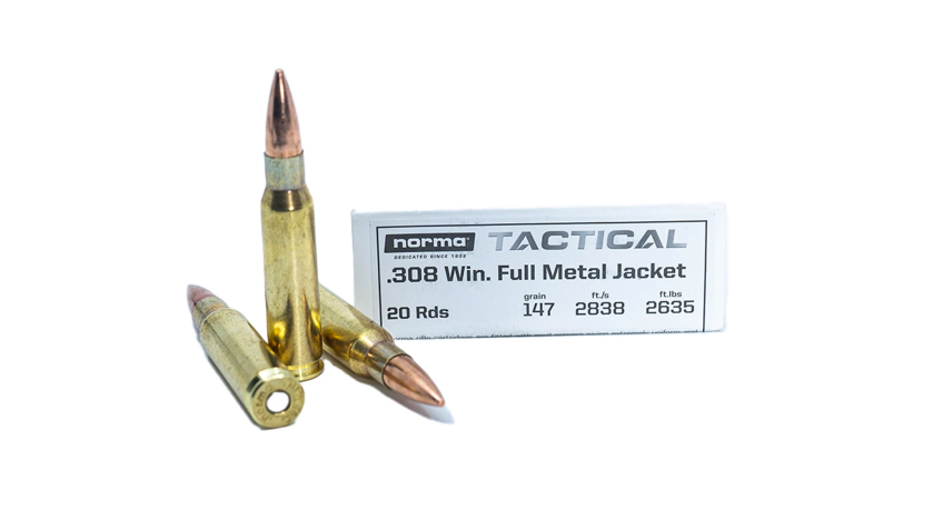 Norma American .308 Win 147gr FMJ Ammo – 20 rounds – Dirty Bird Industries