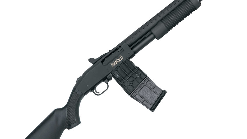 Mossberg 590M Mag-Fed Pump-Action Shotgun with Ghost Ring Sight