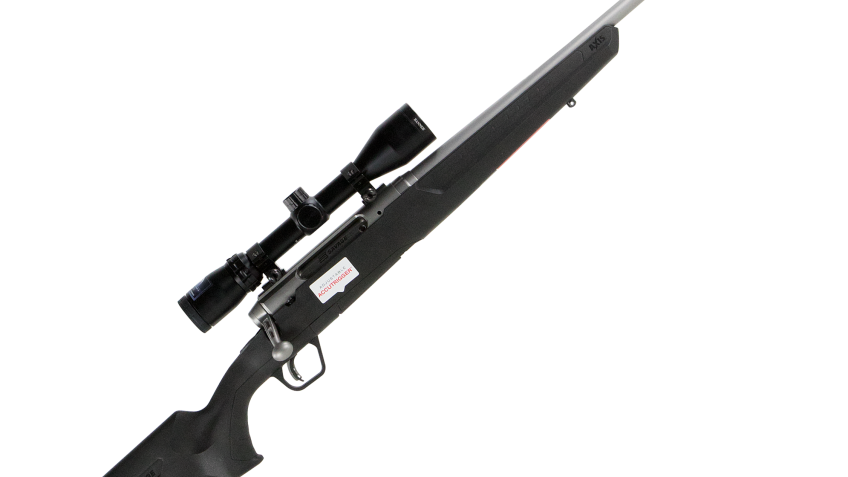 Savage Arms Axis II XP Stainless Bolt-Action Rifle with Bushnell Scope – .308 Winchester
