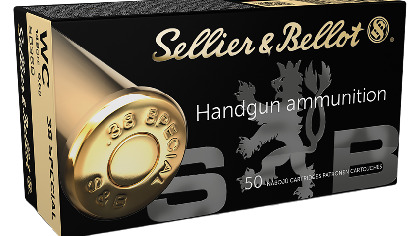 Sellier & Bellot .38 Special 148 Grain 699 FPS Wadcutter Handgun Ammo
