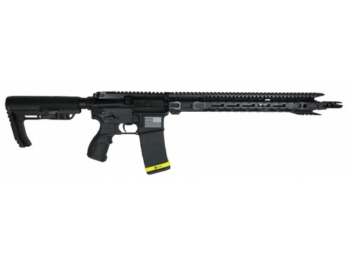 FosTech Tech-15 Guardian AR15 Rifle – Black | 5.56NATO | 16″ Barrel | Mach-1 16″ M-LOK Rail | FosTech Tomahawk Stock | Installed Echo Sport Trigger
