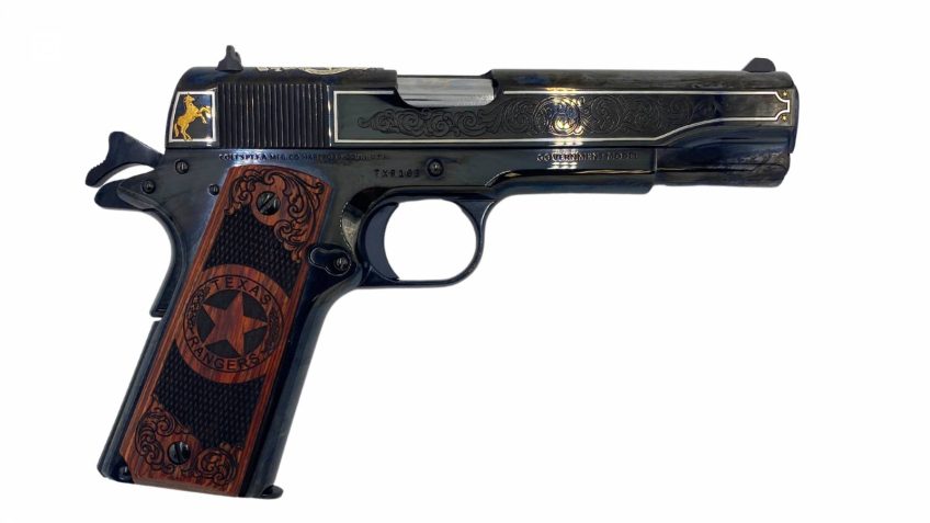 Colt 1911 Govt Model Texas Ranger 200th Annv. Davidson’s Exclusive 1 of 500 Model 0, .45 ACP 5″ Pistol