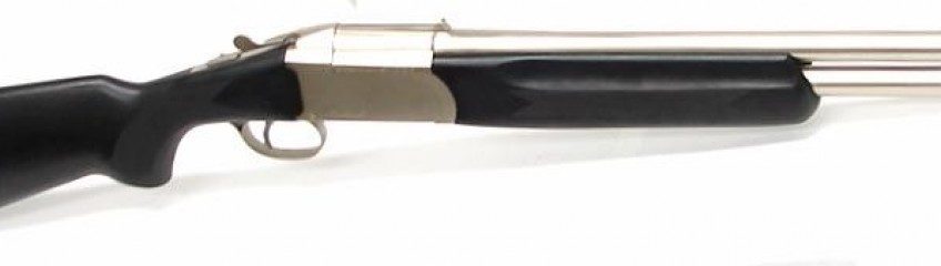 Stoeger Condor Outback 12GA 3″ 20″ Polished Nickel, Black-Finished Walnut Over/Under Shotgun