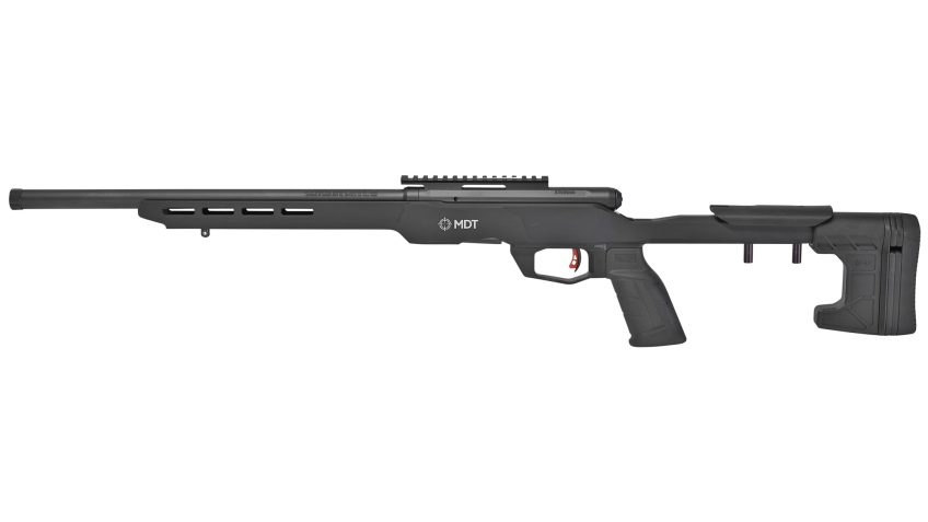 Savage B22 Precision 18″ 22LR 10Rd – Black