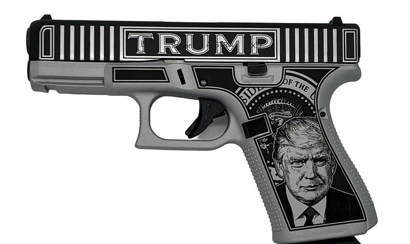 Glock G19 Gen 5 Custom Trump "Take America Back" Handgun 9Mm Luger 15Rd Magazines (3) 4.02" Barrel Austria PA195S203TTAB