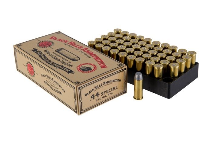 Black Hills Cowboy Action 44 Special Ammo 210 Grain Lead Flat Point