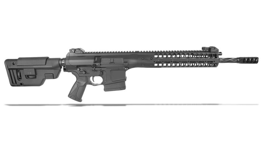 LWRC REPR MKII 7.62mm NATO 16.1″ 5/8×24 1:10″ Spiral Fluted Bbl Black CA Compliant Rifle REPRMKIIR7BF16SCCAC
