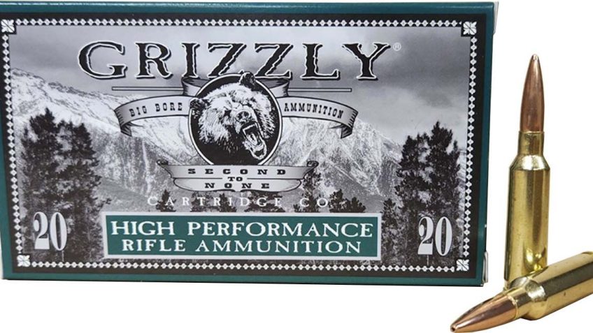Grizzly Cartridge 6.5 Creedmoor 140 Grain Hollow Point Boat Tail Pistol Ammo, 20 Rounds, GC6.5C2