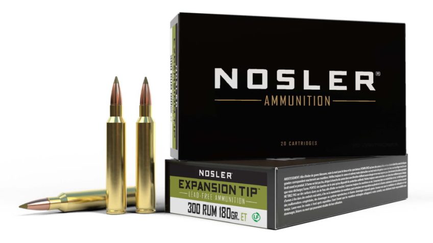 300 RUM 180gr E-Tip (20 ct.) Ammunition Lead Expansion Tip