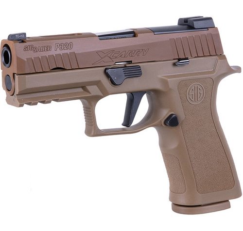Sig Sauer 320XCA-9-BXR3-COY P320X Carry 9mm Luger 3.60″ 17+1 Black N/S Nitron Stainless Steel Black Polymer Grip