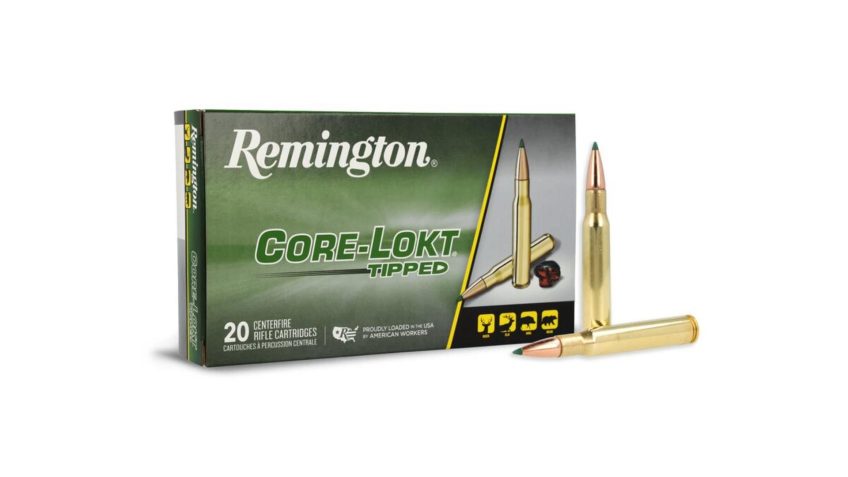 Remington Ammunition 29027 Core-Lokt Rifle Ammo 30-06 Springfield 150 gr Core-Lokt Tipped 20 Bx