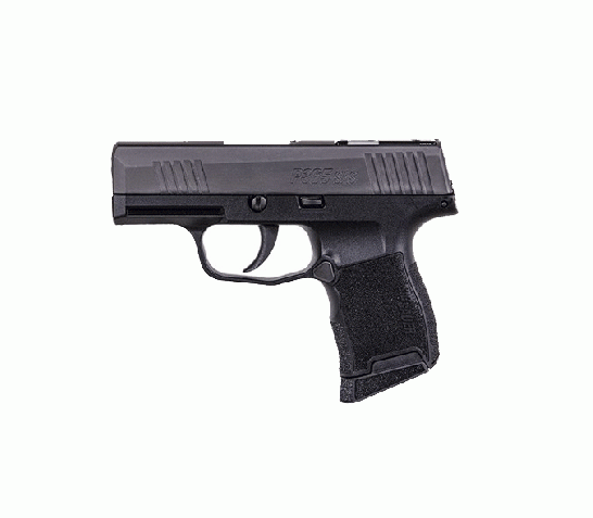 Sig Sauer 3659SAS P365 SAS 9mm Luger 3.10″ 10+1 Black Steel, Black Polymer Grip