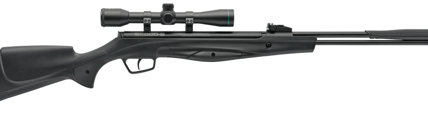 Stoeger S6000-E .22 Cal/1000 FPS Adv. Ergo. Black Synthetic Stock Airgun w/Fiber-Optic Sights and 4×32 Scope 30406