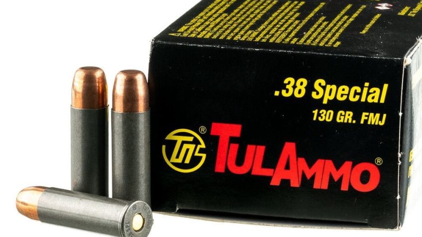Tula Ammo UL038130 Pistol Ammo 38 Special 130 gr Full Metal Jacket (FMJ) 50 Bx – Dirty Bird Industries