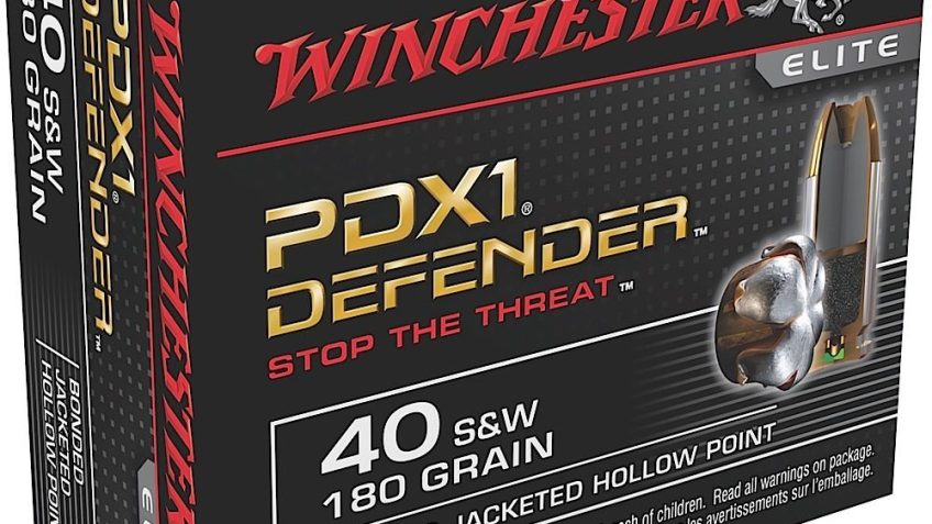Winchester Ammo S40SWPDB1 PDX1 Defender 40 S&W 180 gr Bonded Jacket Hollow Point 20 Bx – Dirty Bird Industries