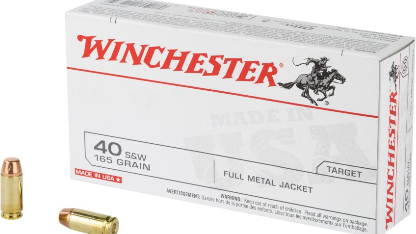 Winchester Ammunition USA 40 S&W 165 Grain Full Metal Jacket, 50 Round Box – Dirty Bird Industries