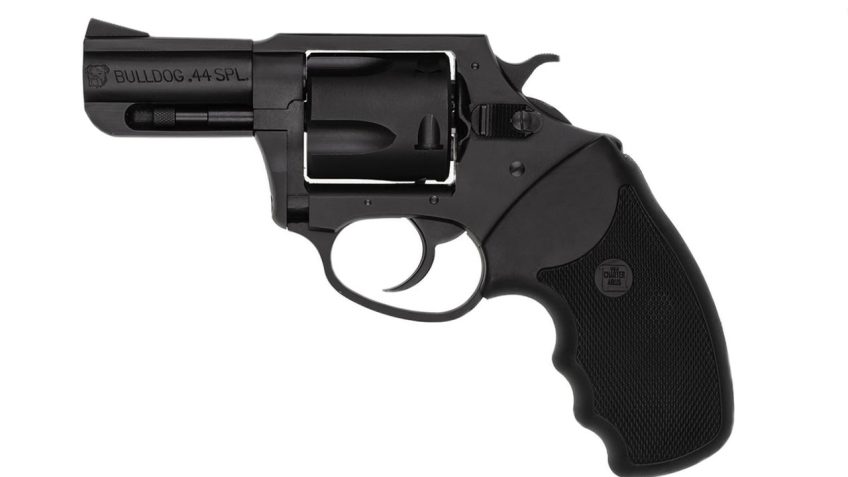 Charter Arms Bulldog Stainless .44 SPC 4.2″ Barrel 5-Rounds Rubber Grips