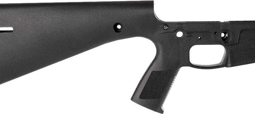 Wraithworks WARP-15 Polymer Stripped AR15 Lower Receiver – Black | Integral Buttstock & Pistol Grip