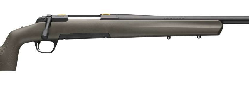 Browning X-Bolt Max 243 Winchester, 22" Barrel, Olive Drab Green, Adjustable Comb, 4rd