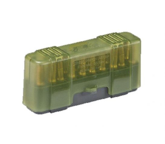 Plano Ammunition Box, Holds 20 Rounds of .22-250/.250 Savage Rifle Rounds, Charcoal/Green , 6 Pack 122820