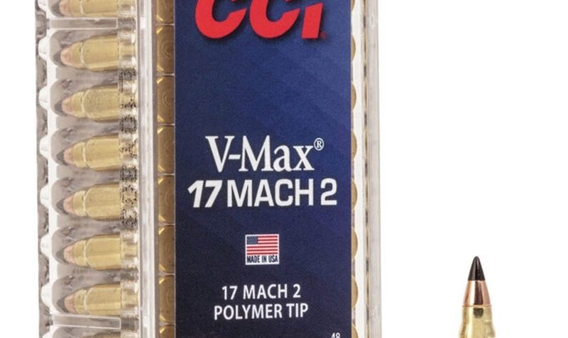 CCI Speer V-Max 17 HM2 17 Grain Poly Tip Ammo, 50 Round Box (48)