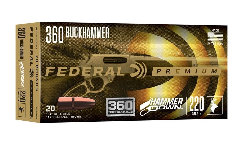 HammerDown 360 Buckhammer 220gr Bonded Soft Point 20/Box