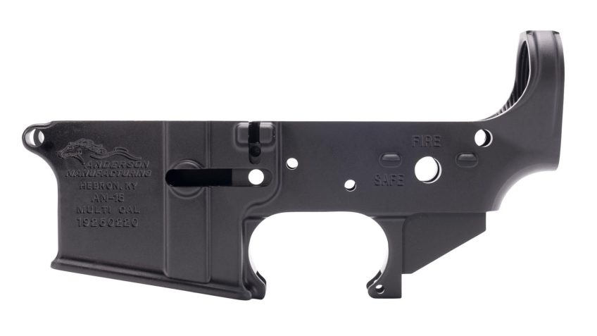 Anderson AM-15 Forged Stripped AR15 Lower Receiver – Black