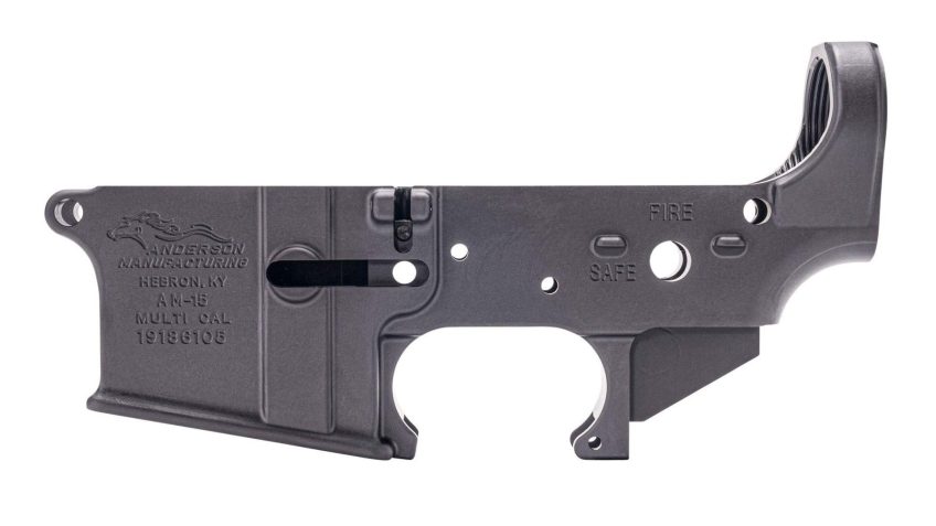 Anderson Elite AM-15 Forged Stripped AR Lower – Black | Premium