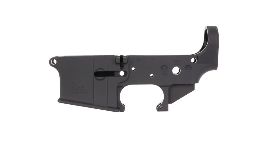 Anderson AM-15 Forged Stripped AR15 Lower Receiver – Black | No Logo