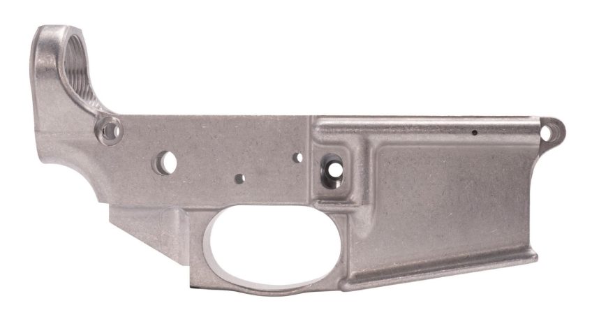 Anderson  AM-15 Forged Stripped AR15 Lower Receiver – Unfinished | Closed Trigger Guard