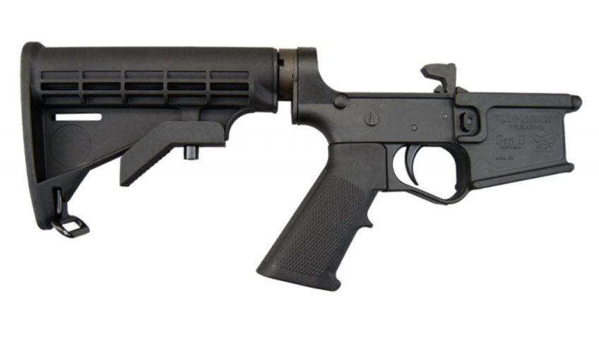 Plum Crazy Polymer Complete AR-15 Lower Receiver – Black | M4 Buttstock | Gen II