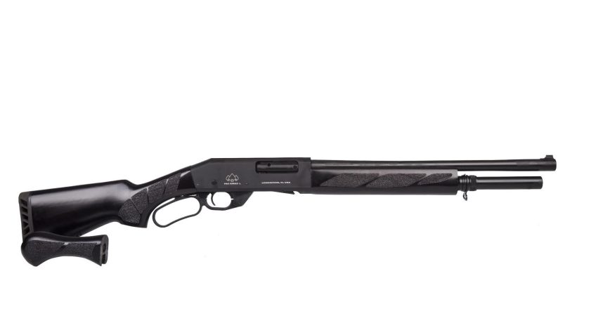 Black Aces Tactical Pro Series L Lever Action Shotgun – Black | 12ga | 18.5" Barrel | Black Furniture