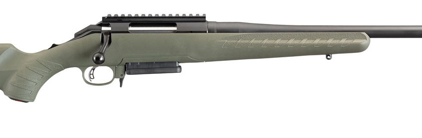RUGER American Predator 243 Winchester 22in Threaded Barrel 3rd Moss Green Rifle (26972)