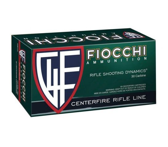 FIOCCHI Shooting Dynamics .30 Caliber 110Gr FMJ 50rd Box Rifle Ammo (30M1CA)