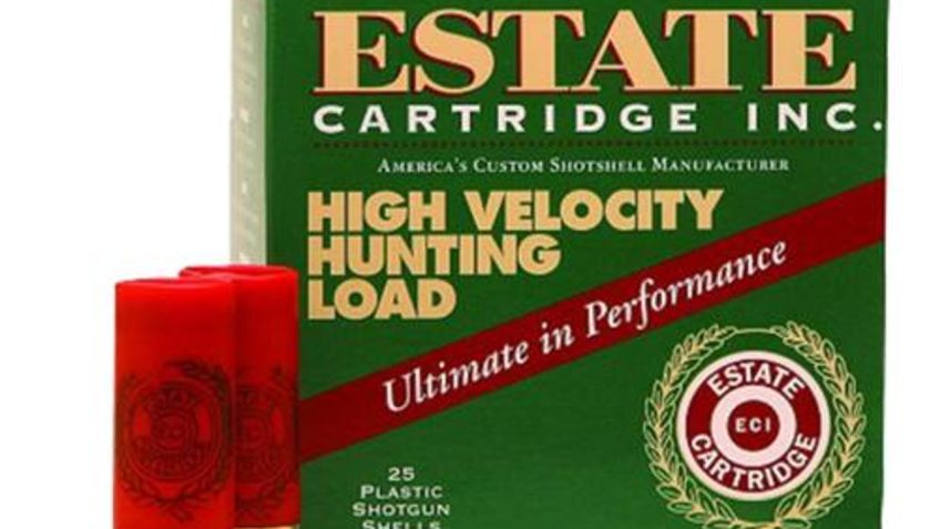 ESTATE Field & Range 12 Gauge 2.75in #7.5 Lead Ammo, 25 Round Box (HV12-75)