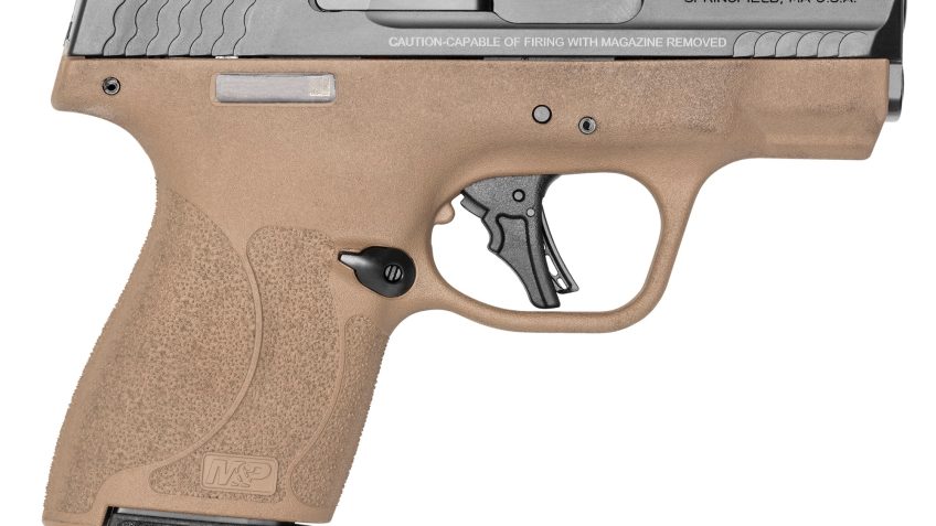 Smith & Wesson M&P9 Shield Plus Micro Compact 9mm 3.1″ 10 Round + 13 Round Flat Dark Earth Black Slide Pistol