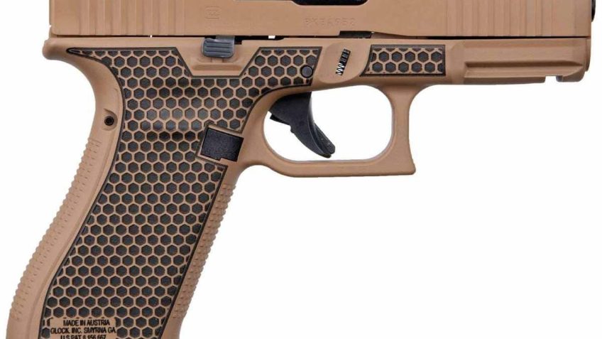 Glock 45 “Honeycomb” Patriot Brown 9mm 4.02″ Barrel 17-Rounds