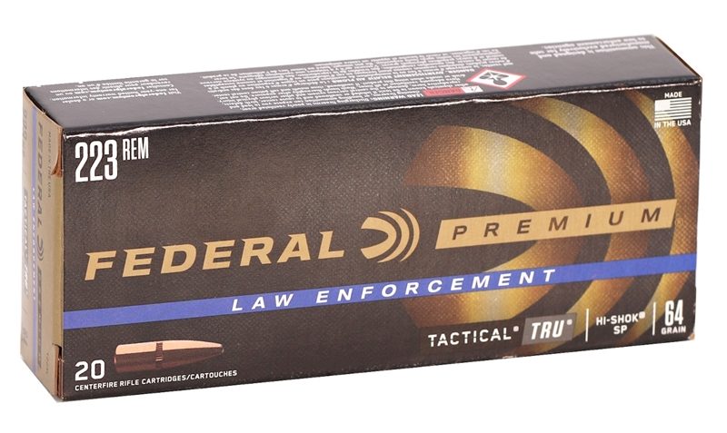 Federal LE Tactical Rifle Urban 223 Remington 64 Grain SP