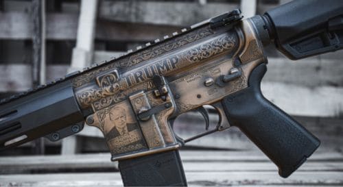 Trump AR-15 Exclusive Rifle 5.56 16″ barrel Magpul stock/grip 30 Rd Mag
