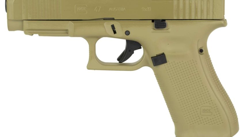 Glock 47 Gen5 MOS Coyote Tan 9mm 4.49″ Barrel 17-Rounds