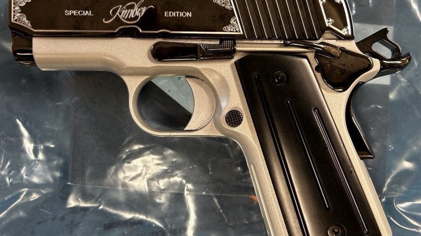Kimber Onyx Ultra Carry II Pistol 45 ACP 3 Inch 7 Rd Black Micarta Grips Polished Black Slide