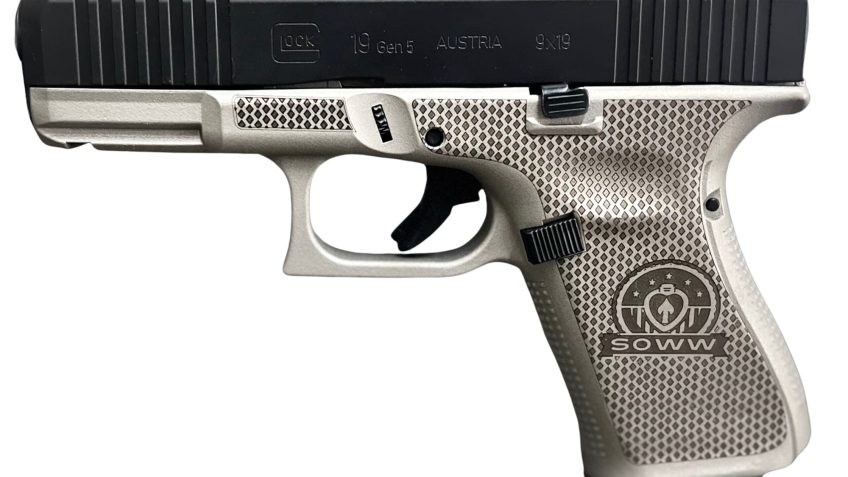 Glock 45 MOS USA SOWW Gen5 9mm 4.02" 17rd Pistol, Titanium Gray – UA4556203MOSSO4