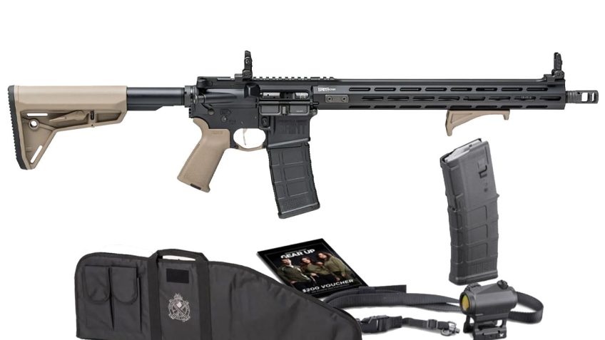 Springfield Saint Victor 5.56 16" 30rd Rifle Gear Up, Flat Dark Earth – STV916556FP-GU23