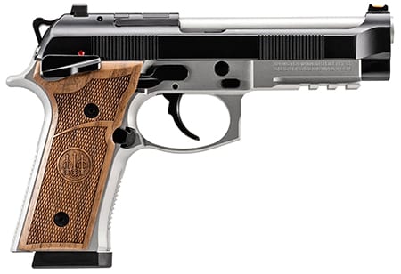 Beretta 92GTS Launch Edition Stainless / Black 9mm 4.7″ Barrel 18-Rounds