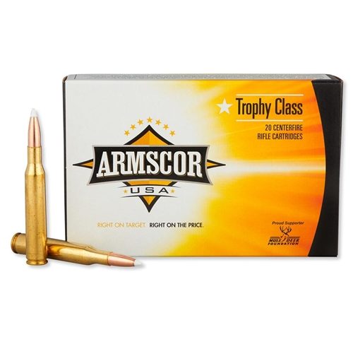 ARMSCOR 300 Win Mag 165 Grain AB 20rd Box Hunting Ammo (FAC300WM165GRAB-TC)