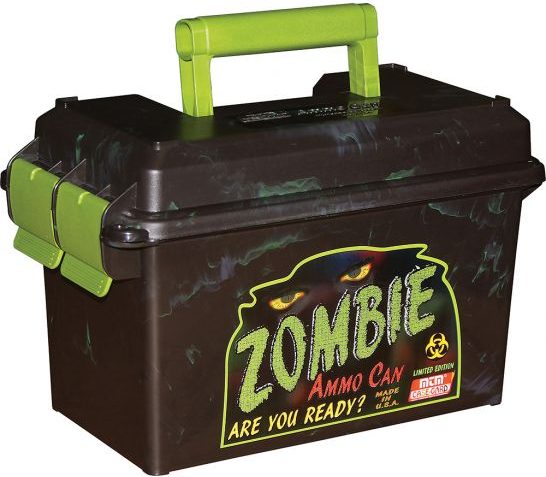 MTM CASE-GARD 50 Caliber Black/Zombie Green Ammo Can (AC50Z)